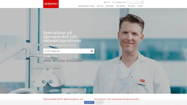 Bergman Clinics Haga Ögonklinik, Solna