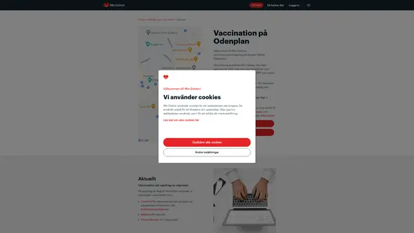 Min Doktor Vaccin Apoteket Hjärtat Odenplan
