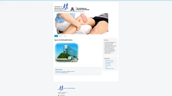 Sport- och rehabkliniken - Anna Maria Hellsten, Norrmalm