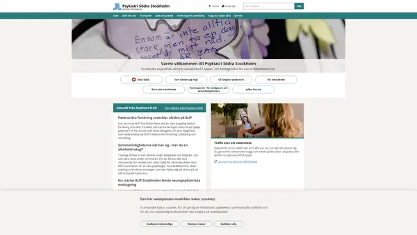 Psykiatrisk avdelning 40 Nacka, Psykiatri Södra Stockholm