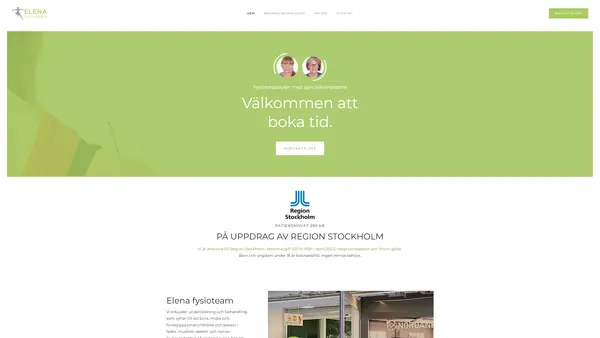 ELENA Fysioteam AB - Eva Lystad, Nynäshamn