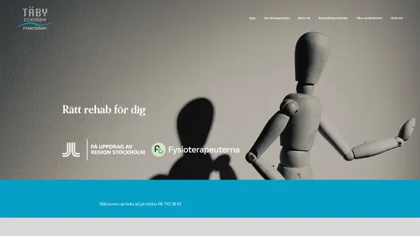 Täby Centrum Fysioterapi - Juvet Rehab Specialiserad fysioterapi