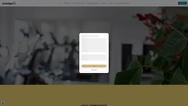 FysioSpec - Wiman Forsberg Specialiserad fysioterapi, Masmo