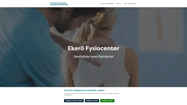 Ekerö Fysiocenter - Iwar Fysioterapi Specialiserad fysioterapi