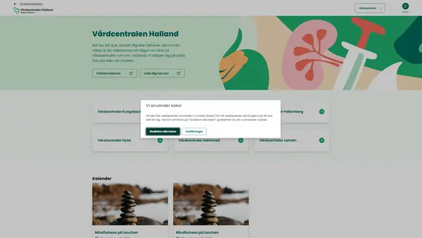 Distriktssköterskemottagningen Västra Vall, Varberg logotyp