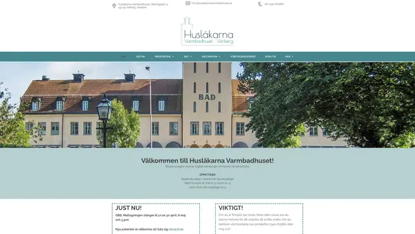 Barnavårdscentralen Husläkarna Varmbadhuset Varberg