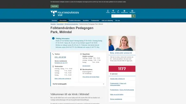 Folktandvården Pedagogen Park Mölndal, Mölndal