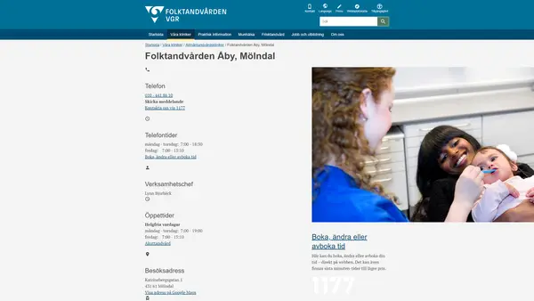 Folktandvården Åby Mölndal, Mölndal
