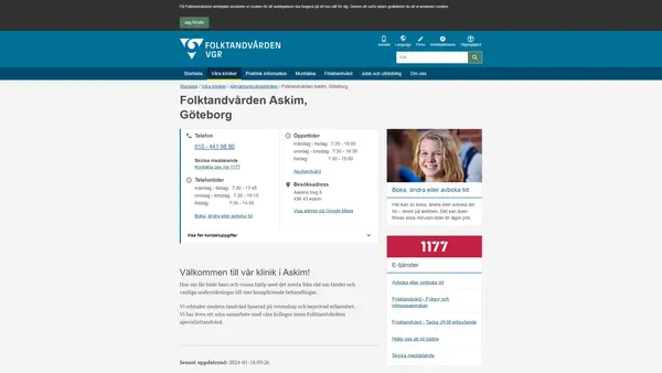 Folktandvården Askim Göteborg, Askim