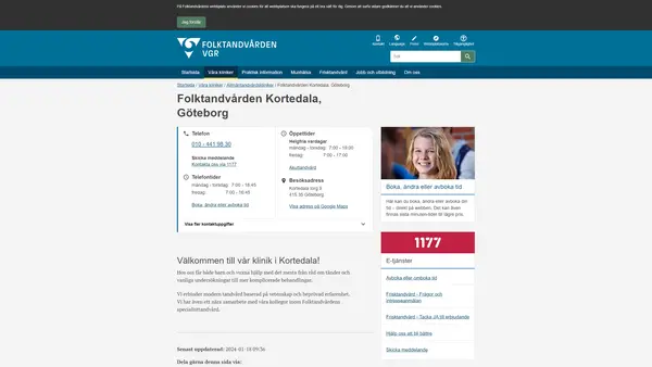 Folktandvården Kortedala Göteborg, Göteborg