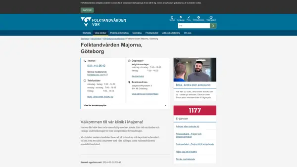 Folktandvården Majorna Göteborg, Göteborg