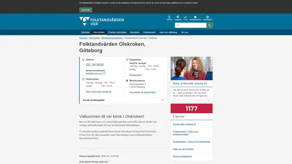 Folktandvården Olskroken Göteborg, Göteborg