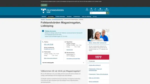 Folktandvården Magasinsgatan Lidköping, Lidköping