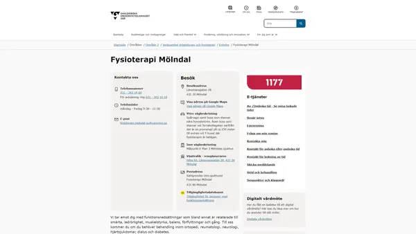 Fysioterapi Mölndal, Mölndal