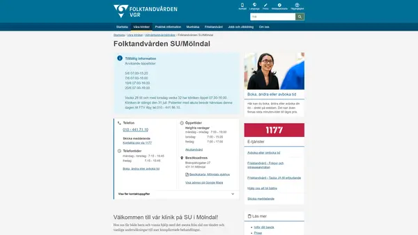 Folktandvården SU/Mölndals sjukhus, Mölndal