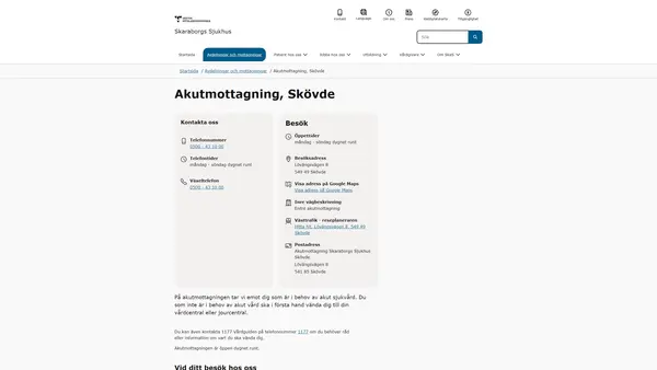 Akutmottagning Skövde