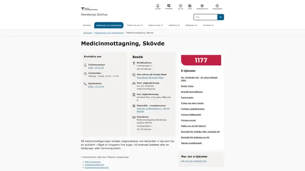 Medicinmottagning Skövde