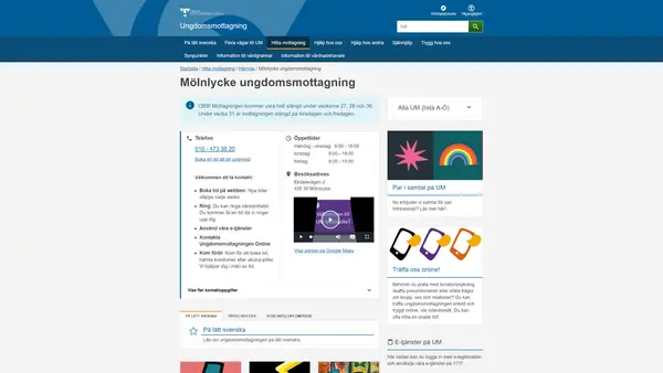 Mölnlycke ungdomsmottagning, Mölnlycke