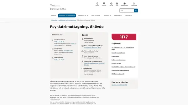 Psykiatrimottagning Skövde