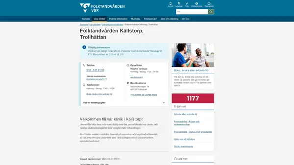 Folktandvården Källstorp Trollhättan, Trollhättan