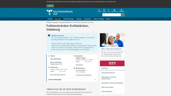 Folktandvården Kvillebäcken Göteborg, Göteborg