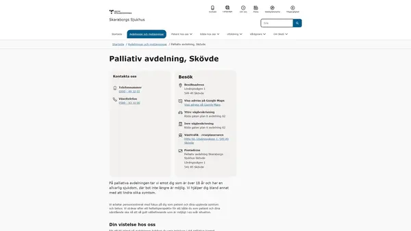 Palliativ avdelning