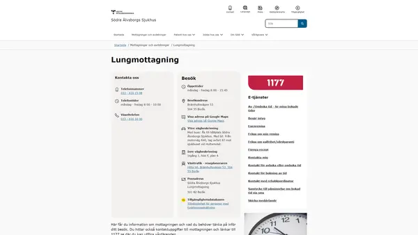 Allergimottagning, Borås