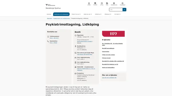 Psykiatri dagsjukvård Lidköping