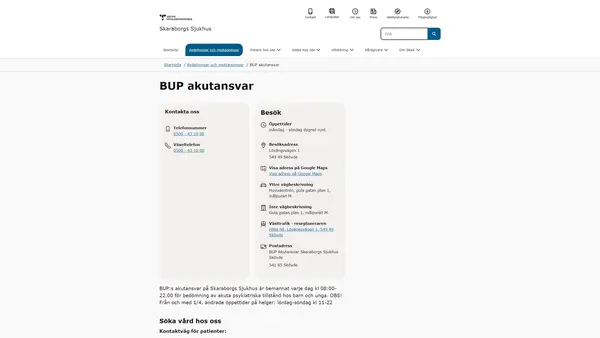 BUP akutansvar, Skövde