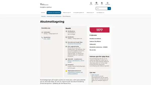 Akutmottagning Psykiatri Kungälv, Kungälv
