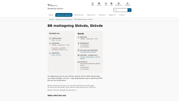 BB-mottagning Skövde