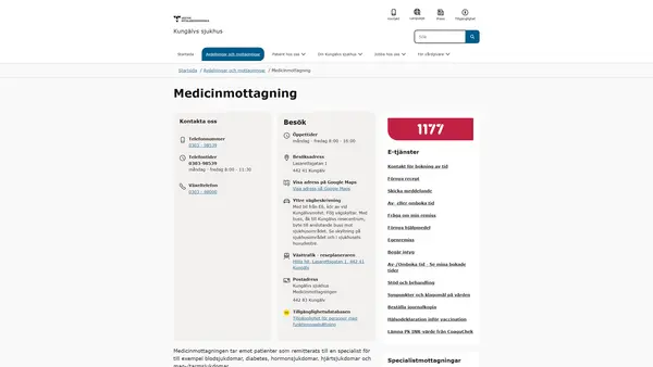 Diabetes- och  endokrinmottagning Kungälv, Kungälv