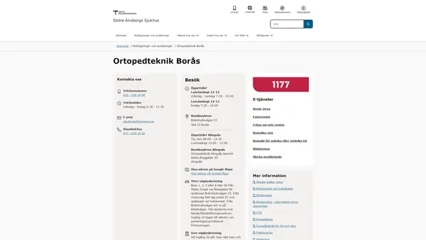 Ortopedteknik Alingsås, Alingsås