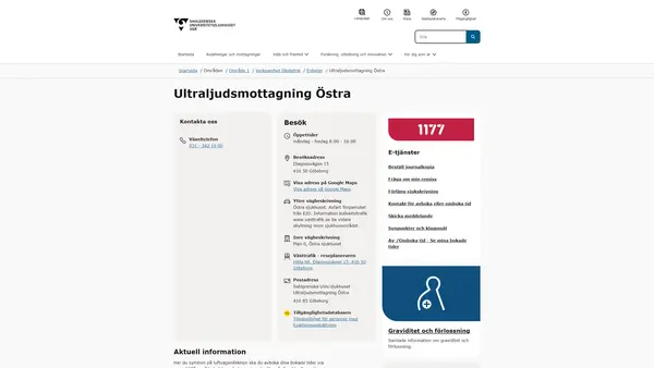 Ultraljudsmottagning Östra, Göteborg