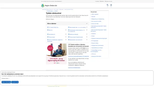 Barnmorskemottagningen Forskarvägen Tybble vårdcentral