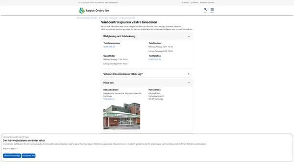Vårdcentralsjouren västra länsdelen, Karlskoga