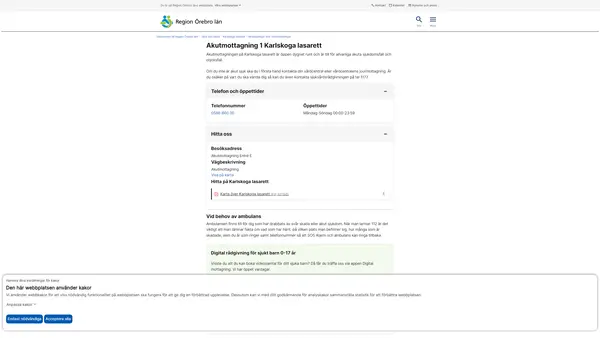 Ambulanssjukvård Karlskoga lasarett