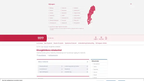Kirurgklinikens rehabenhet, Västerås