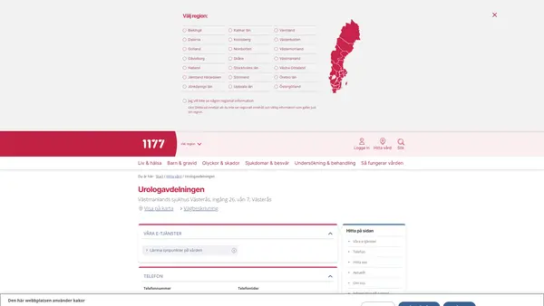 Urologavdelningen, Västerås