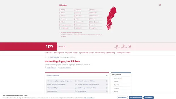 Hudmottagningen, Västerås