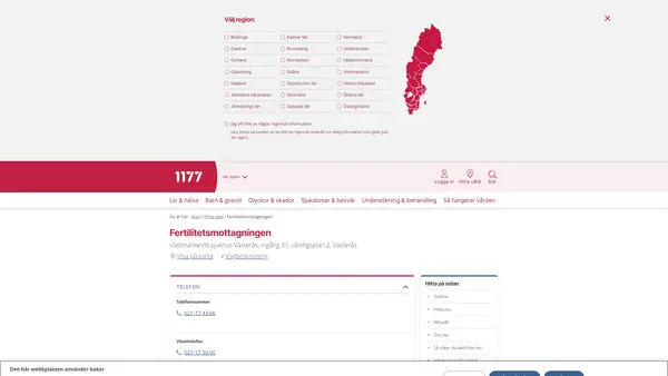 Fertilitetsmottagningen, Västerås