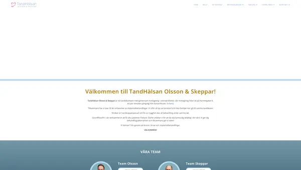 Tandhälsan Olsson och Skeppar -Peter, Malmö
