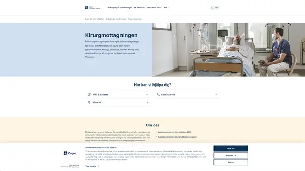 Kirurgmottagningen, Capio S:t Görans Sjukhus