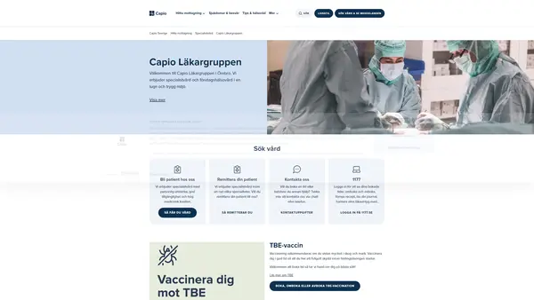 Capio Läkargruppen Specialistsjukhus AB, Örebro