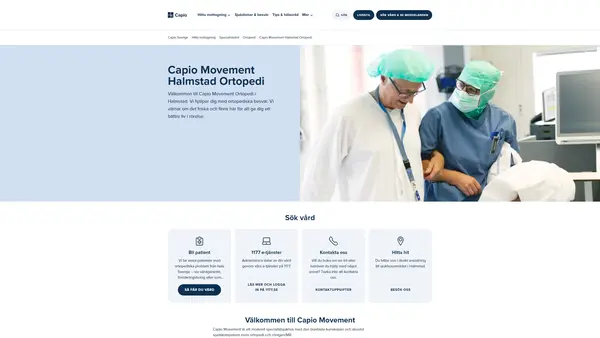 Capio Movement Reumatologimottagning Varberg