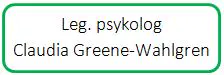 Psychologist Claudia Greene-Wahlgren logotyp
