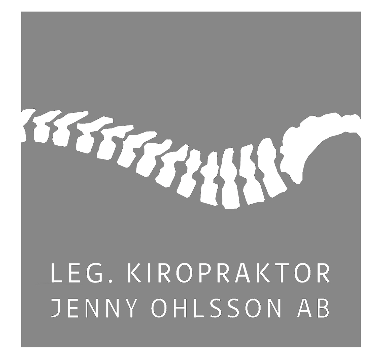 Leg. Kiropraktor Jenny Ohlsson AB logotyp